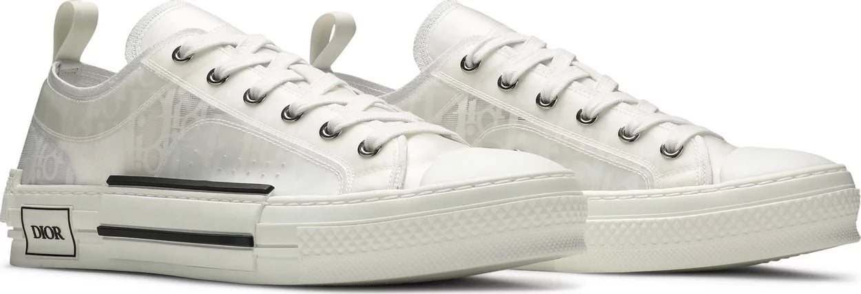 Dior B23 Low Top Oblique 'White' Sneakers for Men - Genuineauthenticbrand
