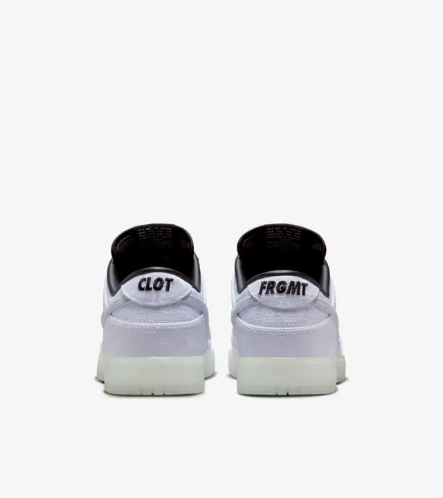 Dunk Low x CLOT x Fragment Design Black and White - Genuineauthenticbrand