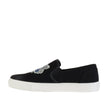 Kenzo Icon Tiger Slip-On Black Sneakers for Men - Genuineauthenticbrand
