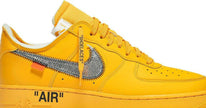 Nike Air Force 1 Low OFF-WHITE University Gold Metallic Silver (2021) Sneakers for Men - Genuineauthenticbrand