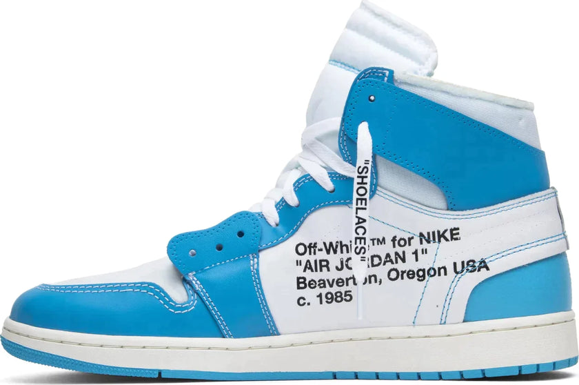 Off-White x Air Jordan 1 Retro High OG 'UNC' (2018) Sneakers for Men - Genuineauthenticbrand