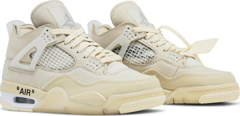 Off-White™ x Air Jordan 4 Retro Cream Sail (2020) Sneakers for Women - Genuineauthenticbrand