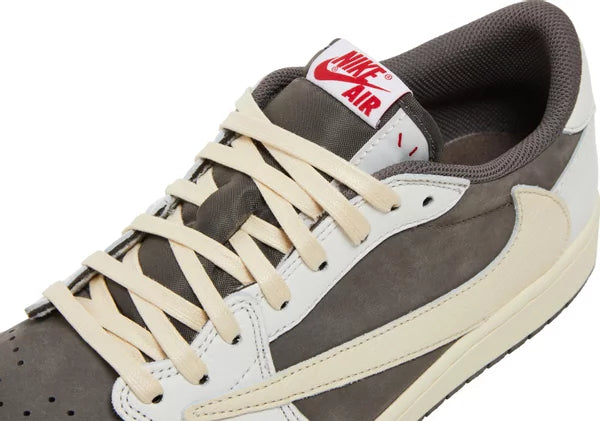 Travis Scott x Air Jordan 1 Low OG 'Reverse Mocha' Sneakers for Men - Genuineauthenticbrand