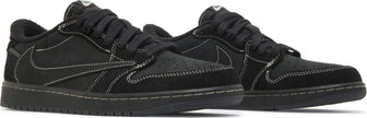 Travis Scott x Air Jordan 1 Low OG SP 'Black Phantom' Sneakers for Men - Genuineauthenticbrand