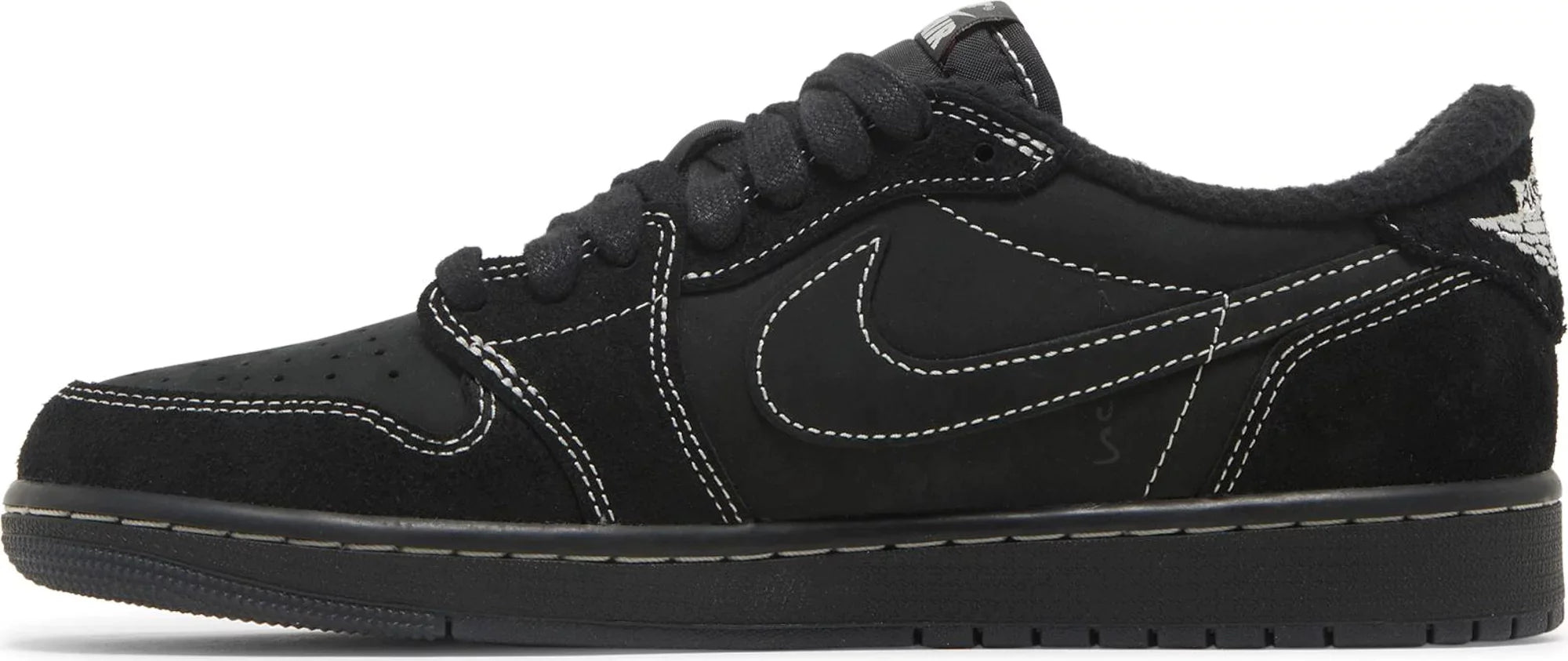 Travis Scott x Air Jordan 1 Low OG SP 'Black Phantom' Sneakers for Men - Genuineauthenticbrand