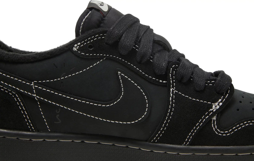 Travis Scott x Air Jordan 1 Low OG SP 'Black Phantom' Sneakers for Men - Genuineauthenticbrand