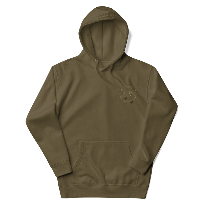 Genuine Authentic Brand Embroidered Left Logo Unisex Hoodie