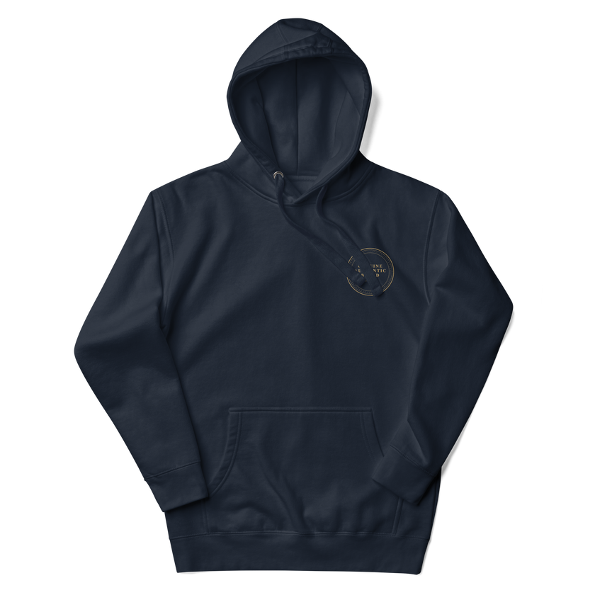 Genuine Authentic Brand Embroidered Left Logo Unisex Hoodie