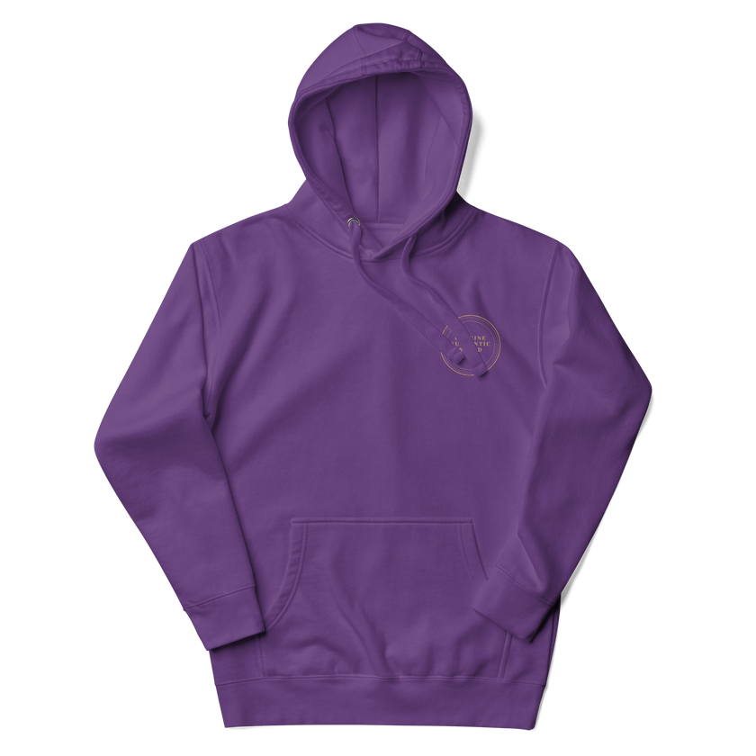 Genuine Authentic Brand Embroidered Left Logo Unisex Hoodie